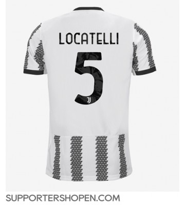 Juventus Manuel Locatelli #5 Hemma Matchtröja 2022-23 Kortärmad